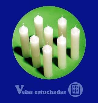 Velas estuchadas
